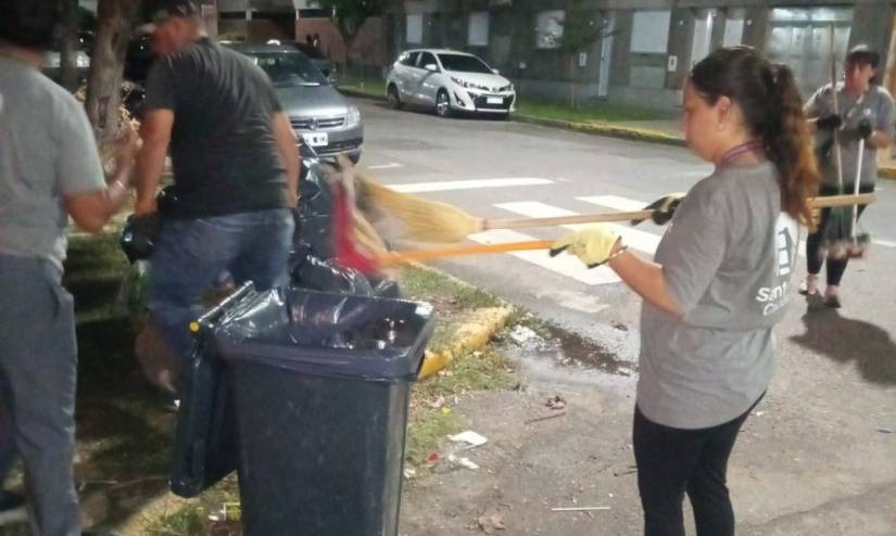 Santa Fe más limpia: se recolectaron más de 900 kilos de residuos luego de eventos masivos